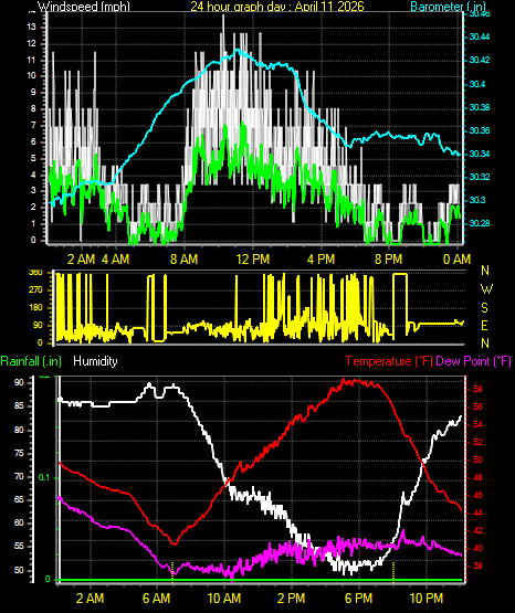24 Hour Graph for Day 11
