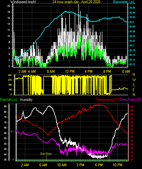 24 Hour Graph for Day 20