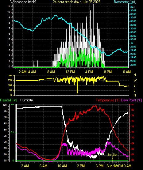 24 Hour Graph for Day 25