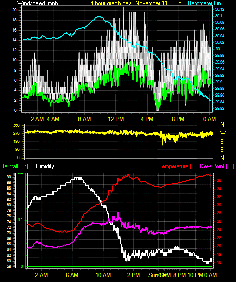 24 Hour Graph for Day 11