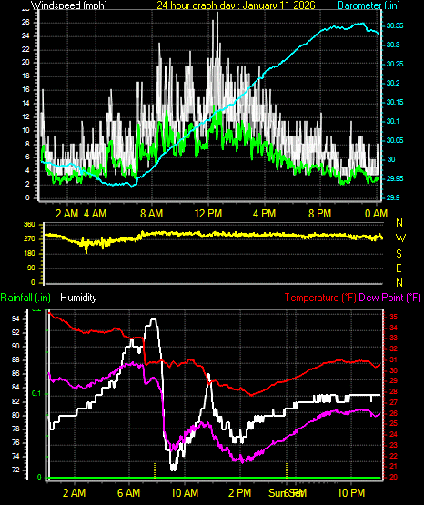 24 Hour Graph for Day 11